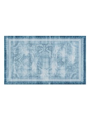 Artsy Mats Multi Faded Blue Persian Style Indoor Outdoor Doormat - Image 2 of 2