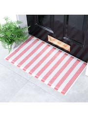Artsy Mats Pink Striped Doormat - Image 1 of 3