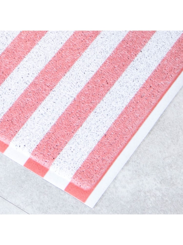 Artsy Mats Pink Striped Doormat - Image 2 of 3