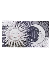 Artsy Mats Blue Sun Moon Doormat - Image 2 of 3