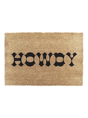 Artsy Mats Natural and Black Howdy Doormat - Image 12 of 12