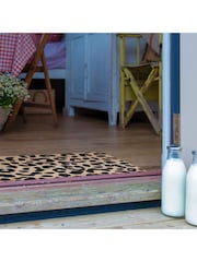 Artsy Mats Natural and Black Leopard Print Doormat - Image 3 of 11