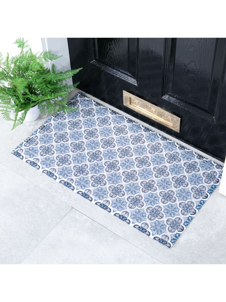 Artsy Mats Blue Mosaic Doormat - Image 1 of 3