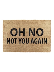 Artsy Mats Natural and Black Not You Again Doormat - Image 12 of 12