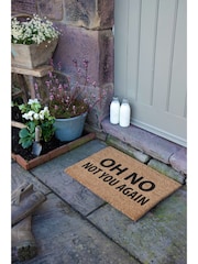 Artsy Mats Natural and Black Not You Again Doormat - Image 5 of 12