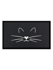 Artsy Mats Multi Cat Face Indoor & Outdoor Doormat - Image 2 of 2