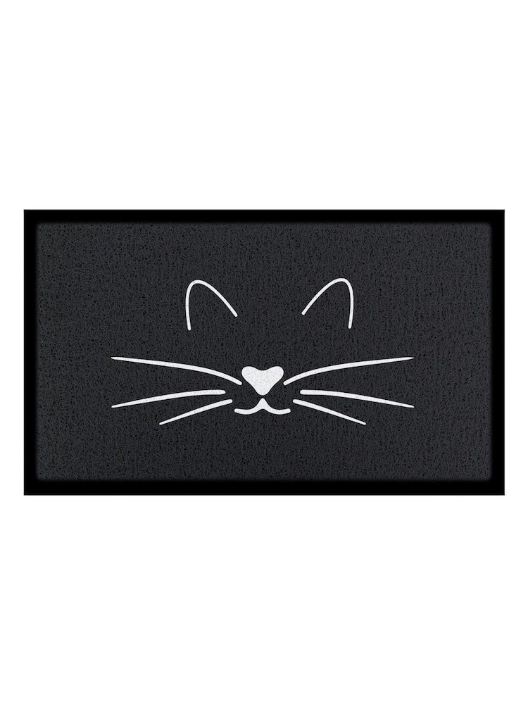 Artsy Mats Multi Cat Face Indoor & Outdoor Doormat - Image 2 of 2