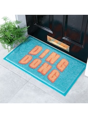 Artsy Mats Blue Ding Dong Doormat - Image 1 of 3