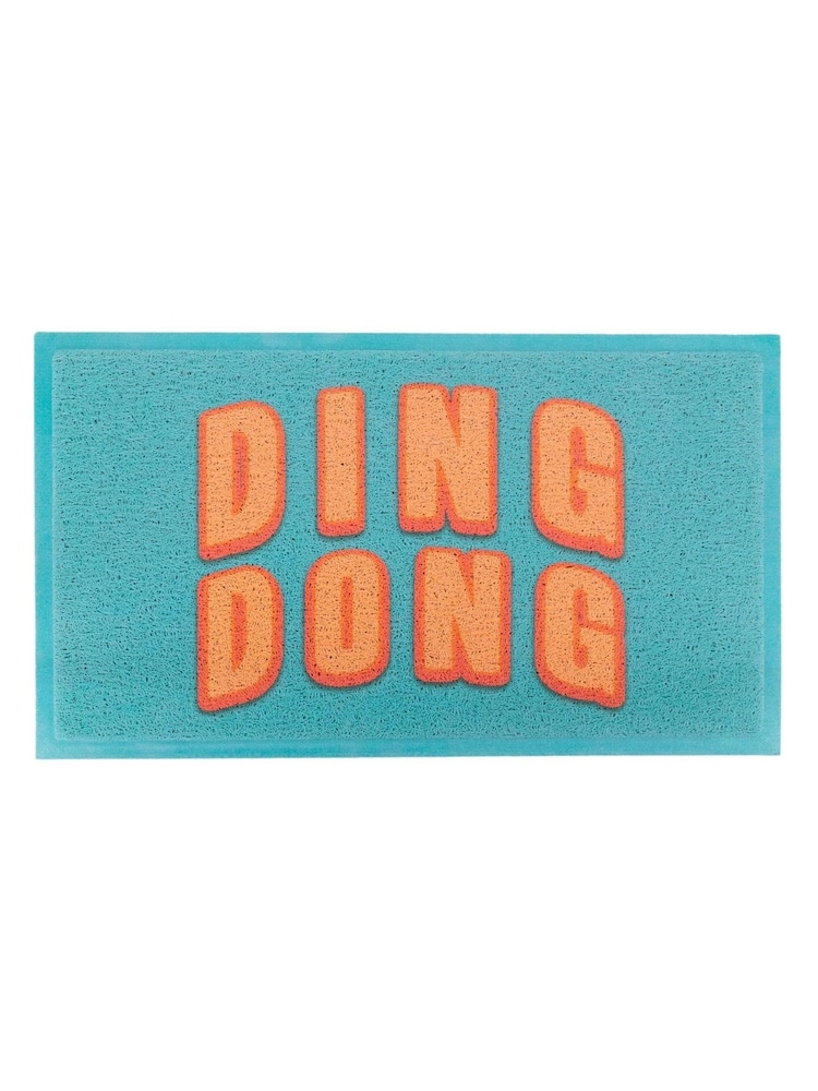 Artsy Mats Blue Ding Dong Doormat - Image 2 of 3
