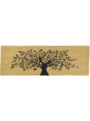 Artsy Mats Natural and Black Tree of Life Harmony Double Door / Patio Doormat - Image 6 of 6
