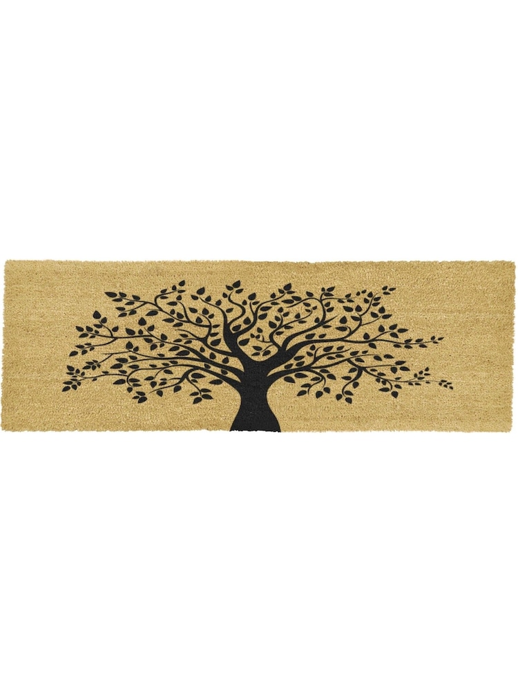 Artsy Mats Natural and Black Tree of Life Harmony Double Door / Patio Doormat - Image 6 of 6