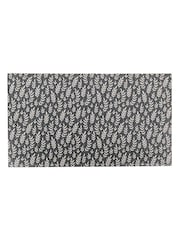 Artsy Mats Navy Leaf Doormat Doormat - Image 2 of 2