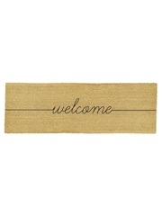 Artsy Mats Natural and Black Welcome Patio Doormat - Image 6 of 6