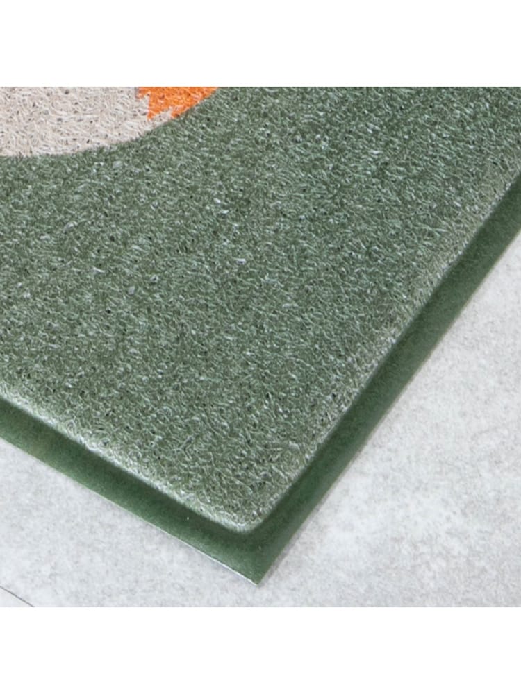 Artsy Mats Green Robin Doormat - Image 2 of 2