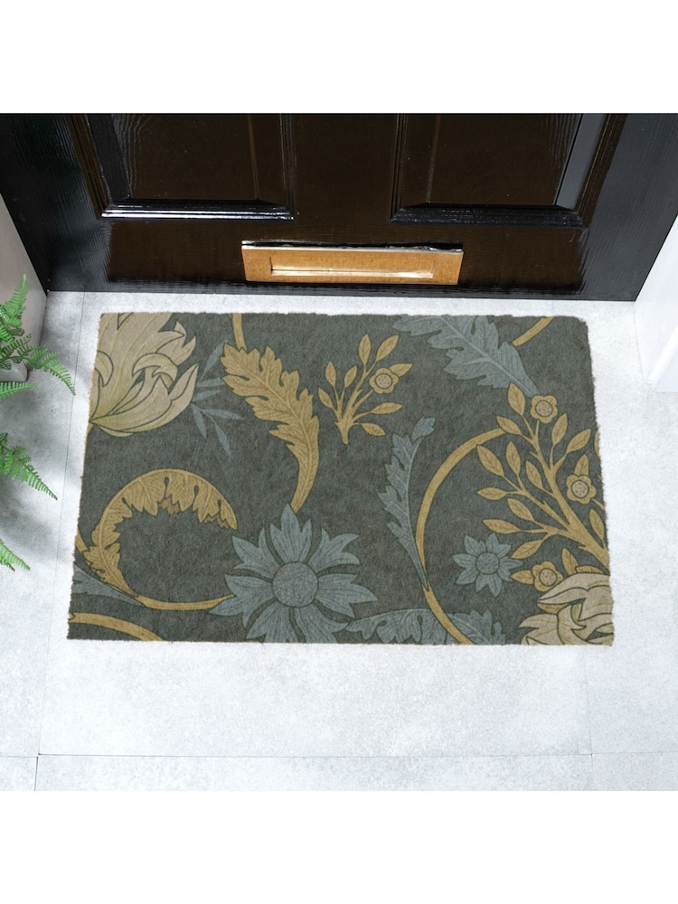 Artsy Mats Brown William Morris Doormat - Image 1 of 13