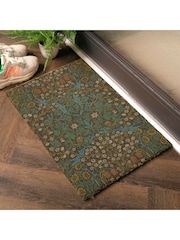 Artsy Mats Brown William Morris Tulips Doormat - Image 2 of 13