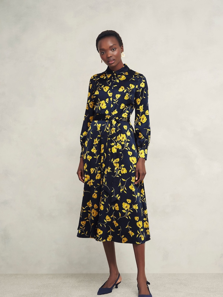 Hobbs Blue Amelia Dress - Image 1 of 4