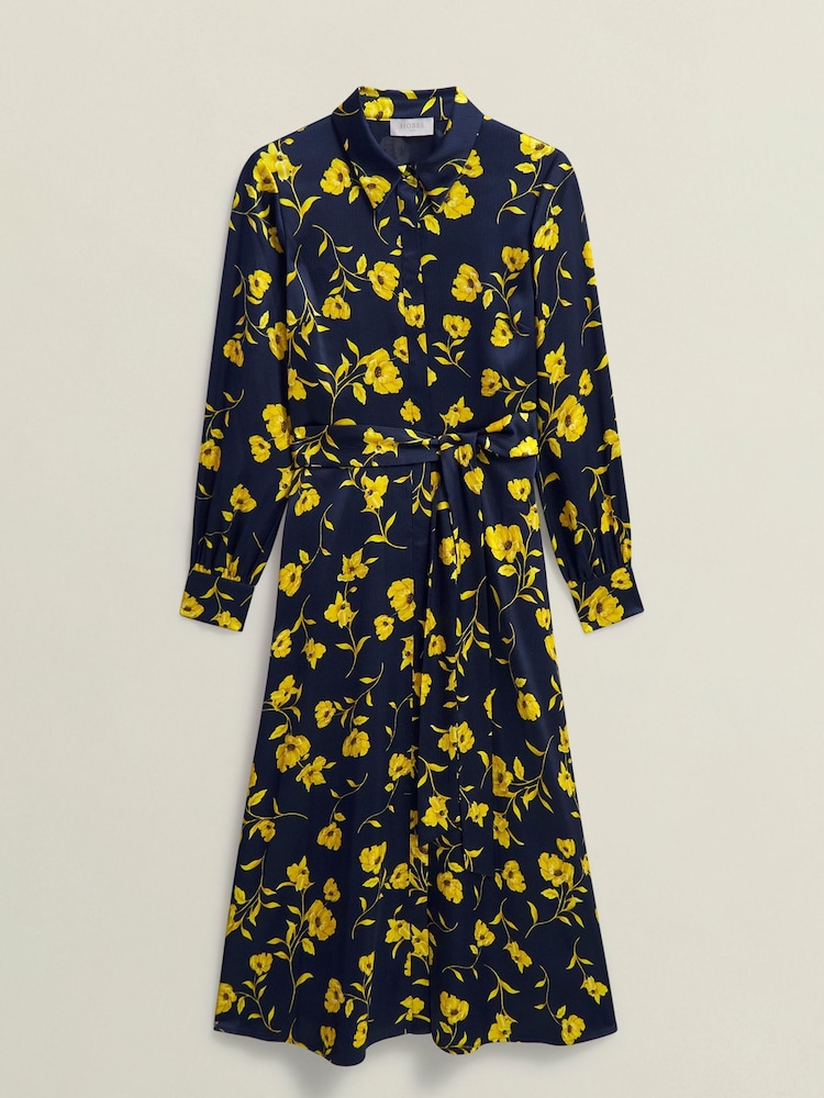 Hobbs Blue Amelia Dress - Image 4 of 4