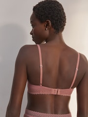 Taupe Pad Full Cup Ultimate Comfort Premium Lace & Micro Modal Bra - Image 2 of 5