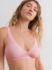 Pink Bralette Supersoft 4 Way Stretch Microfibre Ultimate Comfort Bralette - Image 2 of 9
