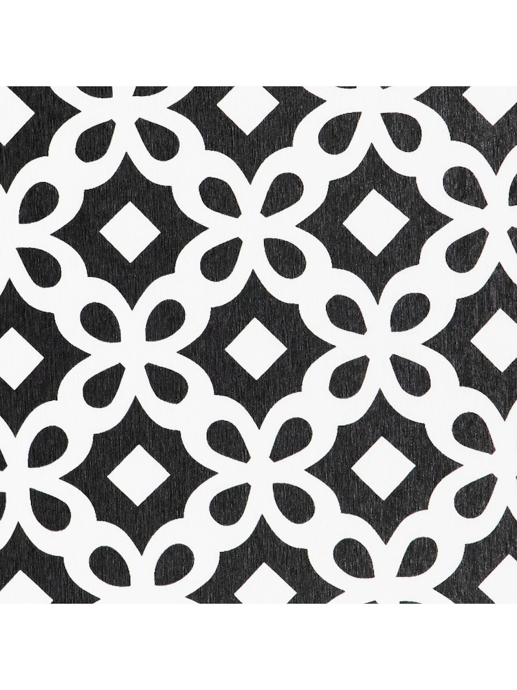 Artsy Mats White Black Pattern White Stone Non Slip Bath Mat - Image 2 of 5