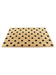 Artsy Mats Natural/Black Country Home Dots Doormat - Image 10 of 12