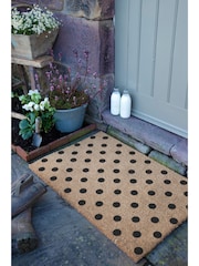 Artsy Mats Natural/Black Country Home Dots Doormat - Image 3 of 12