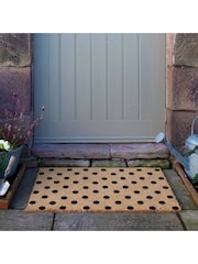 Artsy Mats Natural/Black Country Home Dots Doormat - Image 4 of 12