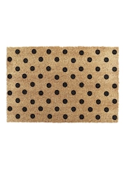 Artsy Mats Natural/Black Country Home Dots Doormat - Image 5 of 12