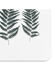 Artsy Mats Fern Leaf White Stone Non Slip Bath Mat - Image 3 of 5