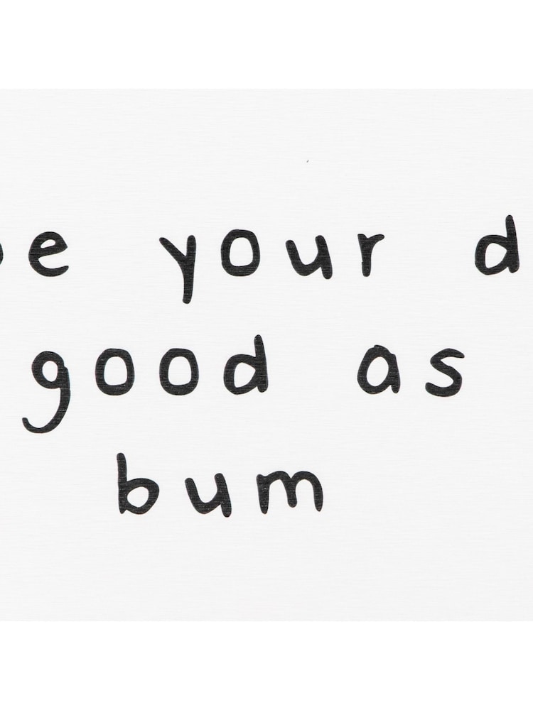 Alfombrilla de baño antideslizante en color piedra blanca con mensaje "I hope your day is as good as your bum" de Artsy Mats - Imagen 2 de 5 Alfombrilla de baño antideslizante en color piedra blanca con mensaje "I hope your day is as good as your bum" de Artsy Mats - Imagen 2 de 5