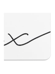 Artsy Mats rutschfeste Badematte mit „Relax“-Schriftzug in Weiß/Stone - Bild 3 von 5