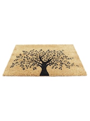 Artsy Mats Natural/Black Country Home Tree of Life Extra Large Doormat - Image 10 of 12