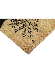 Artsy Mats Natural/Black Country Home Tree of Life Extra Large Doormat - Image 9 of 12