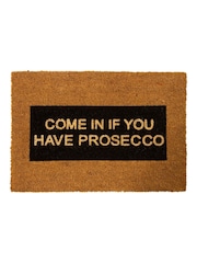 Artsy Mats Natural/Black Glitter Come in if you have Doormat - Image 5 of 9