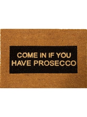 Artsy Mats Natural/Black Glitter Come in if you have Doormat - Image 6 of 9