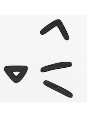 Artsy Mats Cat White Stone Non Slip Bath Mat - Image 3 of 5