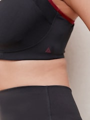 Black F-K Ultimate Support Cushioned Comfort Wired High Impact Sports Bra - Image 5 of 11