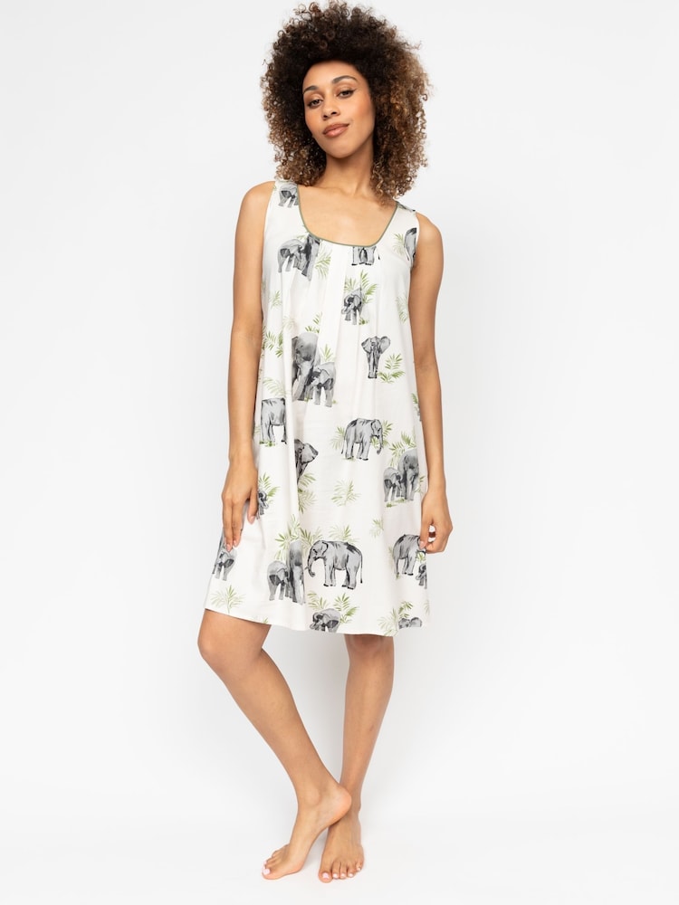 Cyberjammies Cream Short Nightdress - Image 1 of 3