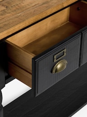 Rockett St George Black Apothecary Style Console Table - Image 8 of 8