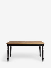 Rockett St George Black Apothecary Style 6 Seater 6 to 8 Seater Dining Table - Image 4 of 7