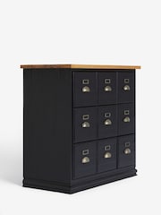 Rockett St George Black Large Apothecary Style Small Sideboard - Image 5 of 8