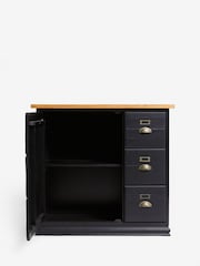 Rockett St George Black Large Apothecary Style Small Sideboard - Image 6 of 8