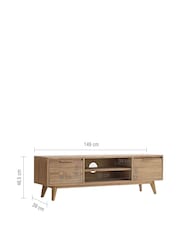 Willis & Gambier Elm Sorrento TV Unit - Image 4 of 10