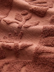 Orange Rust Textured Towelling Shirt - Image 7 of 7