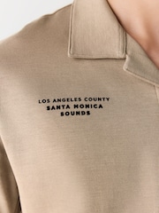 Stone Brown Graphic Jersey Shirt - Image 5 of 10