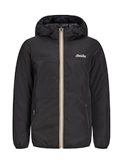 JACK & JONES JUNIOR Quilted Puffer Black Jacket - Image 1 of 1