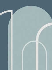 Art For The Home Navy Linear Arch Fixed Size 4M Mural - Image 2 of 3