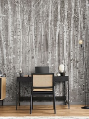 Art For The Home Grey Painterly Woods Fixed Size 3M Mural - Image 1 of 5