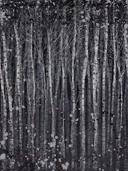 Art For The Home Navy Painterly Woods Fixed Size 3M Mural - Image 2 of 5